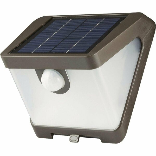 Halo Bronze Motion Sensing Dusk to Dawn LED Solar Wedge Floodlight Fixture SWL0540B